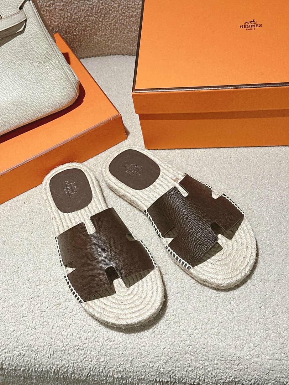 Hermes Man Straw Sandal-6